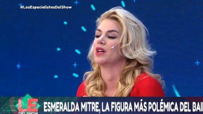 Esmeralda Mitre más mediática que nunca: fue a Los Especialistas y se peleó con todos