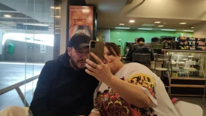 La foto de Marcelo Tinelli desayunando con una fan