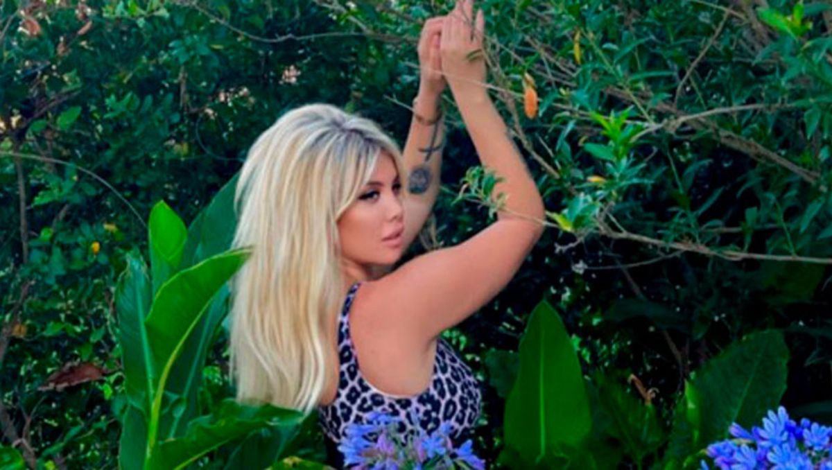 Wanda Nara abusó del Photoshop y quedó en evidencia