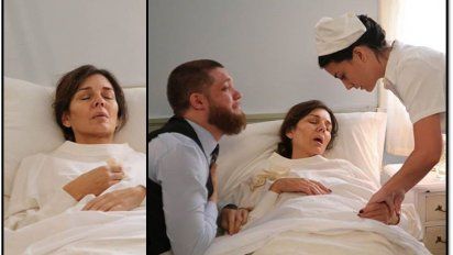Emocionante escena de Andrea Frigerio en Argentina, tierra de amor y venganza