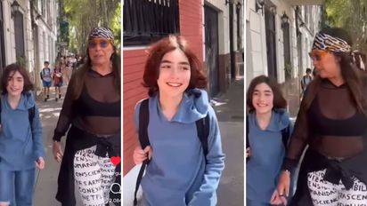 El video de Moria Casán con su nieto que se hizo viral en redes