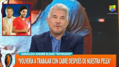 Arnaldo André reveló el motivo por el que se peleó con Nicolas Cabré y se fue de Los Únicos