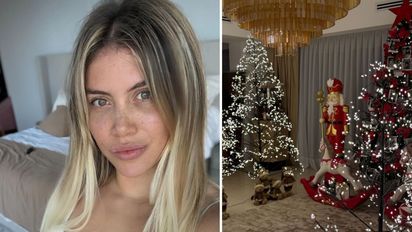 Así es la soñada decoración navideña de Wanda Nara