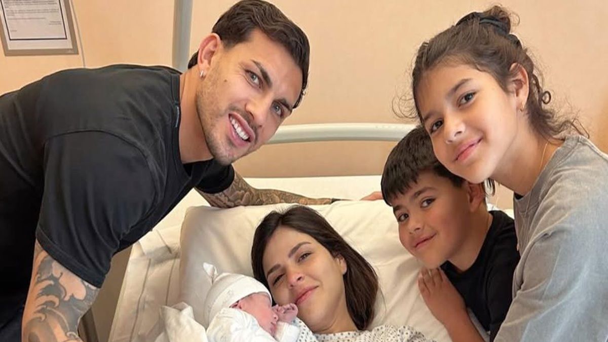 Foto: Leandro Paredes le dio la bienvenida a Lautaro, su tercer hijo junto a Camila Galante