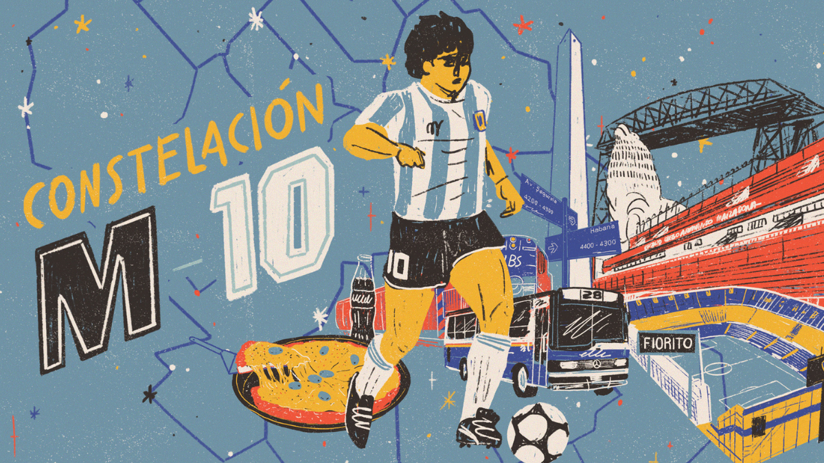 Diego Maradona: Estrenan el podcast Constelación M-10