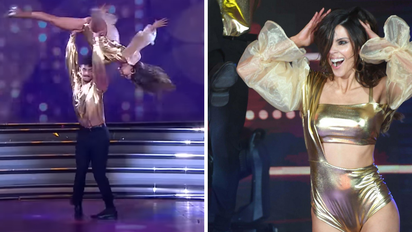 Barby Franco y una performance de disco muy floja