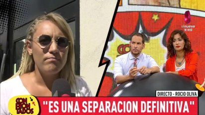 Rocío Oliva plantó un móvil furiosa con una panelista que la mandó al frente con una mentira sobre Maradona