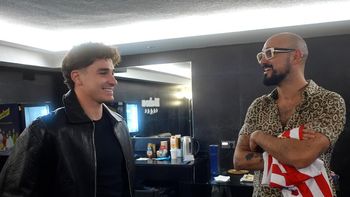 Abel Pintos y Julián Álvarez: encuentro en Madrid con camisetas, discos y charla