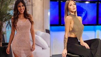 Barby Franco con osado look transparente: 