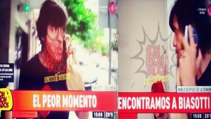 Video: la reacción de Biasotti cuando le preguntaron en cámara por la denuncia de abuso sexual de su hija