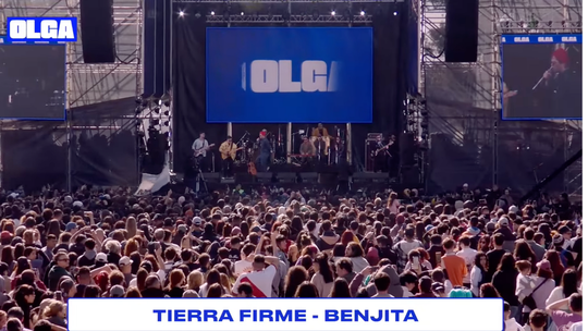 Olga hizo un mega festival por sus 2 años.