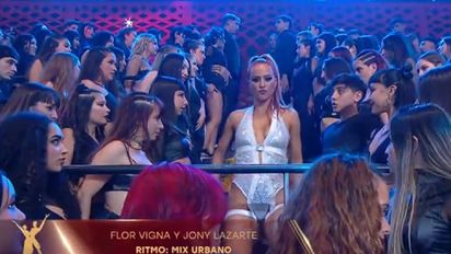 El increíble performance de Flor Vigna en el 