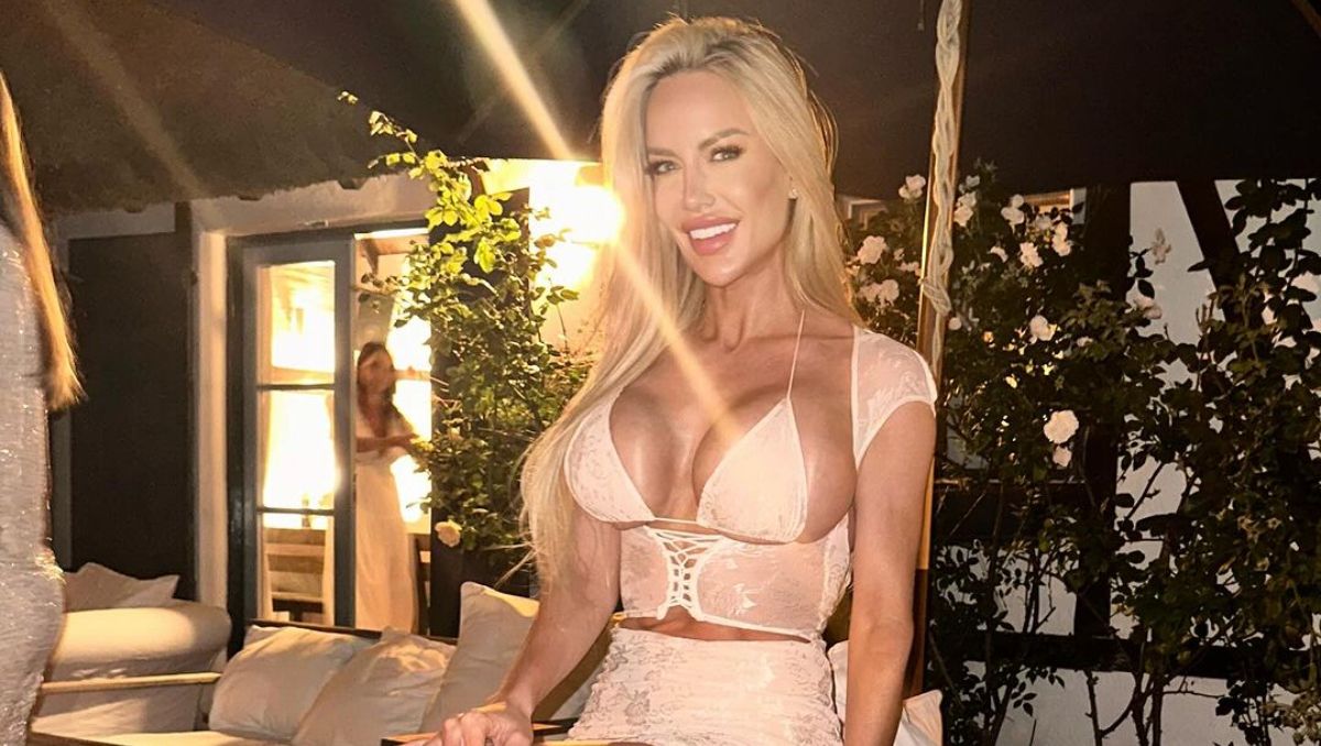 Luciana Salazar se sumó a una tendencia viral para entrenar