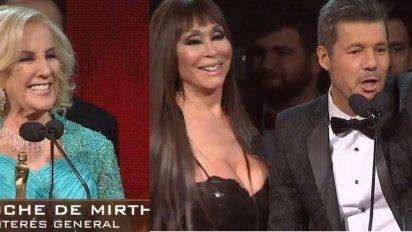 Tinelli y Mirtha los mejores conductores: ganaron con sus programas y por sus labores