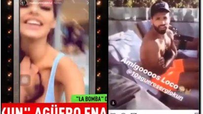 El nuevo amor del Kun Agüero: besos en la pileta y fotos que coinciden delatan una nueva relación