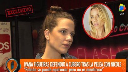 En medio del conflicto Cubero- Nicole- Viciconte, Ivana Figueiras salió a liquidar a la modelo: ''Es una falsa vegana y está desequilibrada''