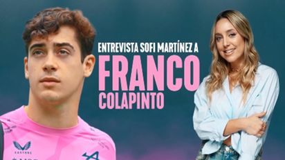 Sofi Martínez le hará una entrevista exclusiva a Franco Colapinto por Telefe: cuándo y a qué hora saldrá al aire