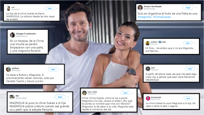 En las redes destrozan a China Suárez y Benjamín Vicuña por el nombre de su hija 