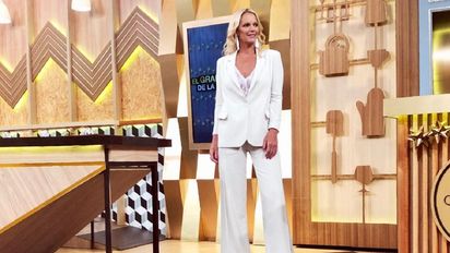 Carina Zampini no pudo controlar un participante en El Gran Premio de la Cocina