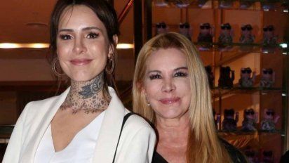 Cande Tinelli se tatuó la cara para celebrar el alta de su mamá