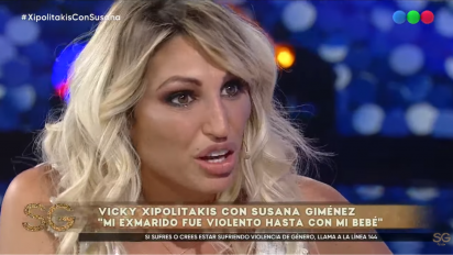 Vicky Xipolitakis relató el maltrato y los golpes que sufrió de parte de su marido: ''Me pegaba a mano abierta, me dejaba colorada''