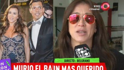 El llanto desconsolado de Valeria Archimó por la muerte de Pier Fritzsche