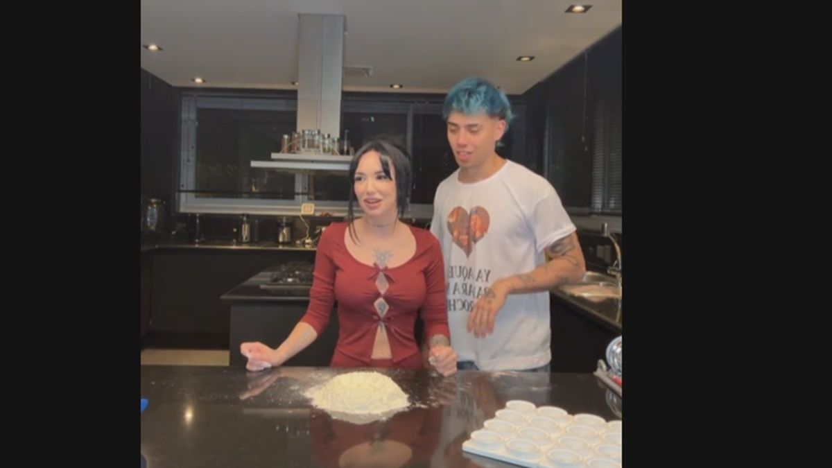 La Joaqui y Luck Ra mostraron sus habilidades para la cocina y explotó Tiktok