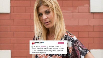Dicen que Eugenia Tobal está embaraza pero ella lo niega, furiosa