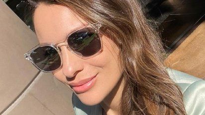 Pampita y su ensayo para el debut de La Academia