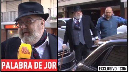 Jorge Lanata apareció caminando con bastón y habló de su enfermedad