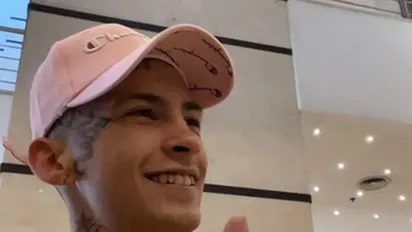 Las fotos de L-Gante en la intimidad con una mujer que no es Wanda Nara ni Tamara Báez