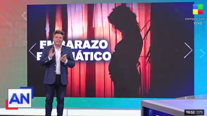 La periodista de América TV que anunció su embarazo