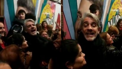 ¡Gritos e insultos! Pablo Echarri se defendió con todo de un hombre que intentó escracharlo