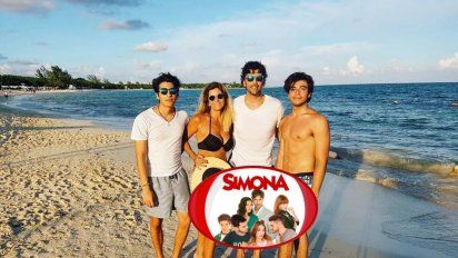 La familia de Juan Darthés viajó al exterior y él reunió a sus compañeros de Simona