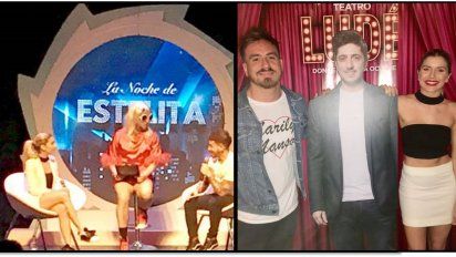 Laurita y Fede con Estelita:  