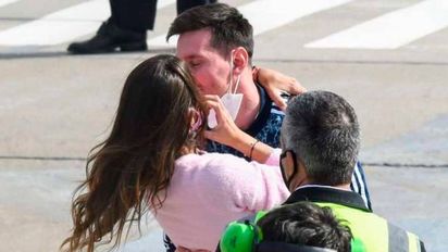¡Románticos! Lionel Messi y su cena con  Antonela Roccuzzo