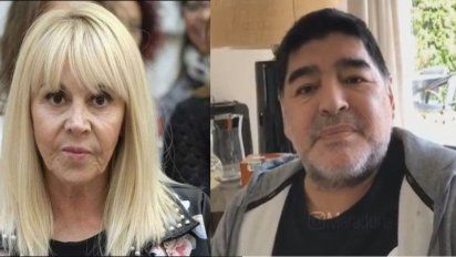 Fuerte crítica de Claudia Villafañe a Diego Maradona: 