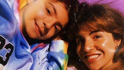 La emoción de Gianinna Maradona por la foto de perfil de WhatsAap de su hijo Benjamín 