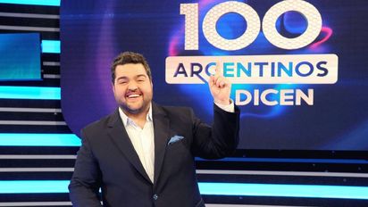¡muy feliz! dario barassi celebra el programa 600 de 100 argentinos dicen
