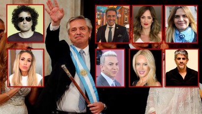 El nuevo gobierno y los famosos en las redes: tsunami de tweets