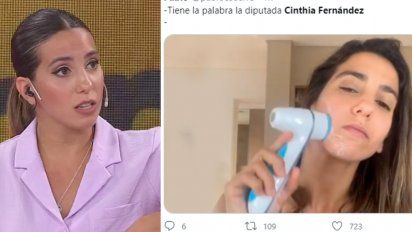 Cinthia Fernández anunció su candidatura a diputada y Twitter explotó