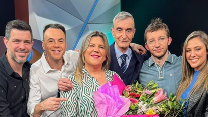 La reacción de Dominique Metzger cuando Nelson Castro la sorprendió con un regalo en TN