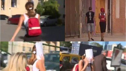 Escándalo en Tribunales con Natacha Jaitt: llegó tapada para declarar por la causa de menores, salió corriendo e intervino la policía