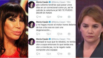 Moria Casán y Nancy Pazos se tiraron con todo: 