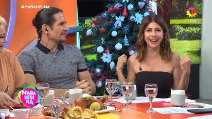 Majo Martino casi queda con los pechos al aire en 'Mañanísima'