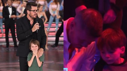 Lolo Tinelli le hizo una pregunta a Marcelo Tinelli en medio de una nota y se emocionó con la respuesta