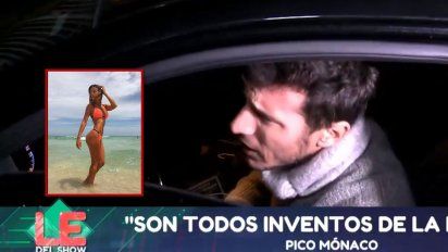 Pico Mónaco furioso cuando le consultaron por la joven con la que se lo vinculó: 