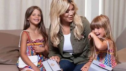 El divertido momento que vivió Wanda Nara con sus hijas