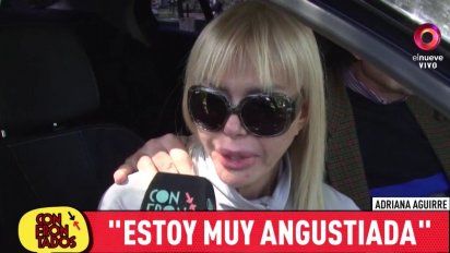 Adriana Aguirre devastada por la muerte de su madre 