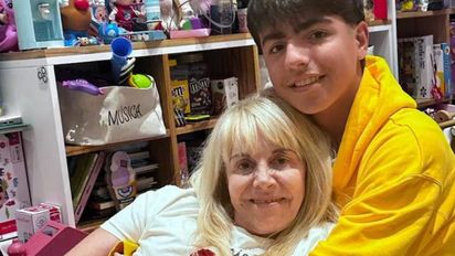 El gesto de Benjamín Agüero con su abuela Claudia Villafañe luego de su accidente